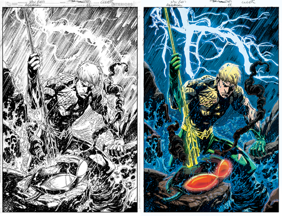Aquaman - sample colors